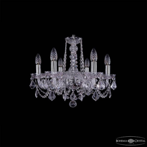 Подвесная хрустальная люстра 1402 Bohemia 1402/6/160 Ni Leafs