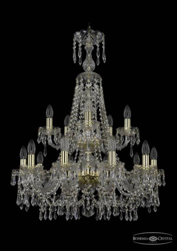Подвесная хрустальная люстра 1403 Bohemia 1403/10+5/240/XL-92/2d G