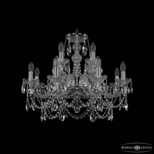 Подвесная люстра Bohemia 1411 1411/8+4/240 Ni