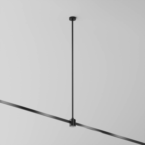 Крепление потолочное Long 700мм с прямым коннектором питания Flarity Maytoni Accessories for tracks Flarity TRA159C-IPC1-B