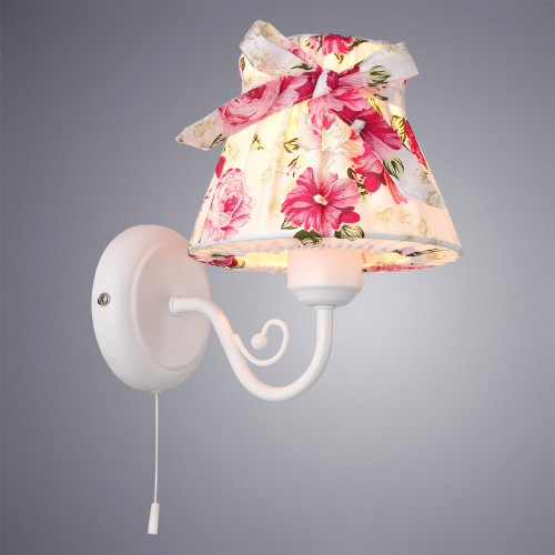 Бра с цветочками Margherita A7021AP-1WH Arte Lamp