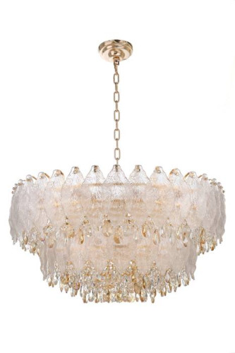 Подвесная люстра LEON Feuille LE7156/800 GD