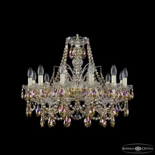 Подвесная хрустальная люстра 1411 Bohemia 1411/12/240 G R777