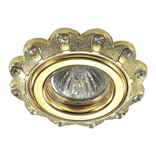 Встраиваемый светильник с узорами Grain 370302 Novotech