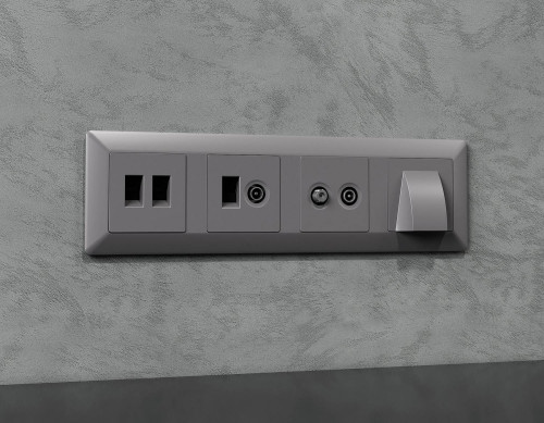 Комплект вывода кабеля с фиксатором Ambrella Volt ALFA MA515810