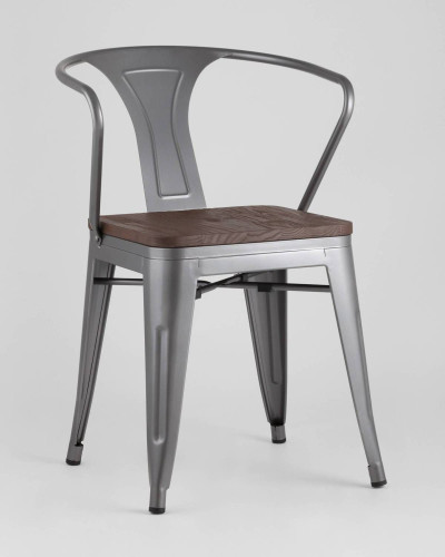 Обеденный стул Stool Group Tolix Arm Wood YD-H440AR-W YG-15