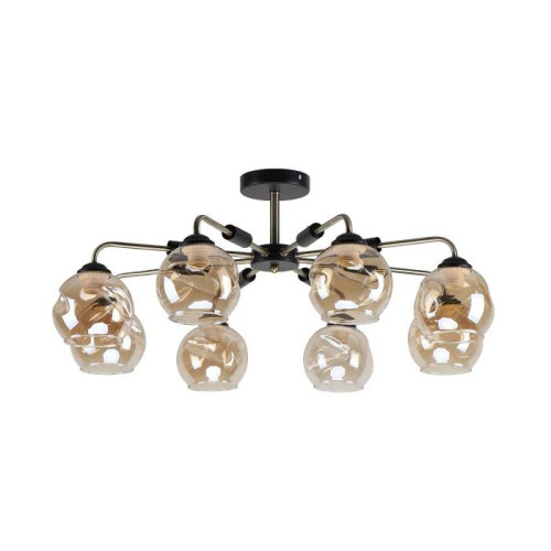 Потолочная люстра ЭкономСвет 10048 10048/AB+BK BR