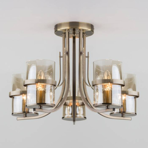 Потолочная люстра Eurosvet Coppa 60085/5 античная бронза