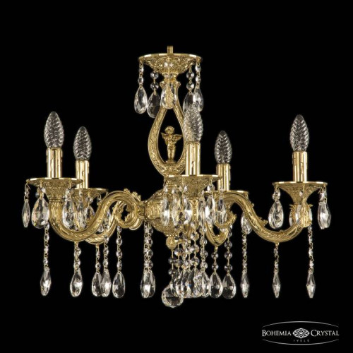 Подвесная хрустальная люстра 7101 Bohemia 71401/5/175 A G FA10S
