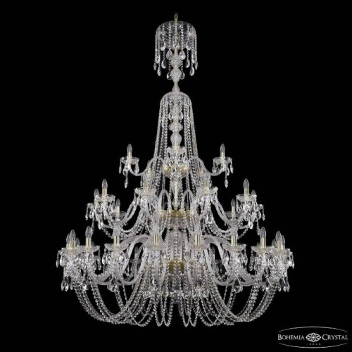 Подвесная хрустальная люстра 1402 Bohemia 1402/20+10+5/530/XL-206/3d G