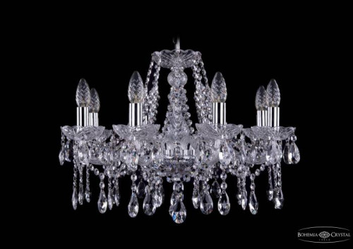 Подвесная хрустальная люстра 1413 Bohemia 1413/8/200 Ni