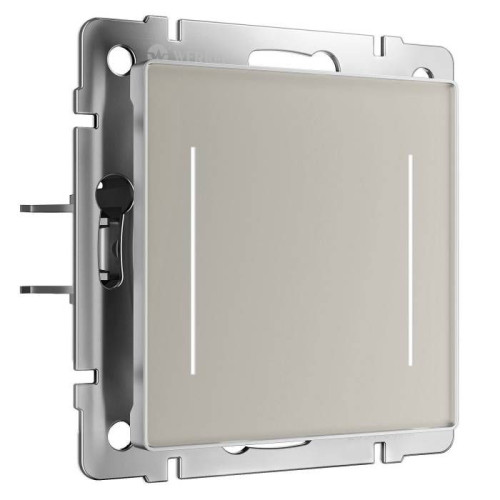 Умный сенсорный выключатель Werkel W4523641/ Умный сенсорный выключатель двухклавишный (дымчатый)