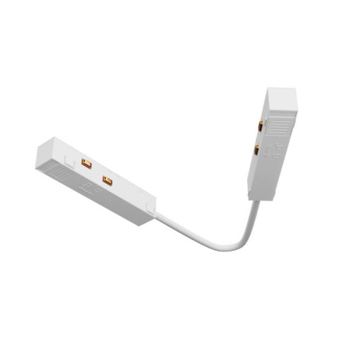Коннектор питания угловой 15 см Maytoni Accessories for tracks Exility TRA034CPC-42W-15