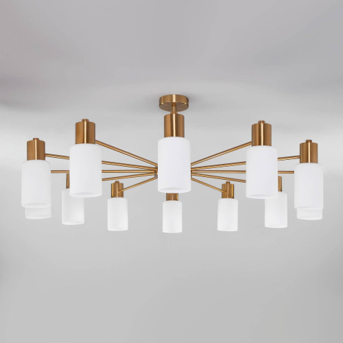 Потолочная люстра Eurosvet Vegga 70160/12 латунь Smart-1