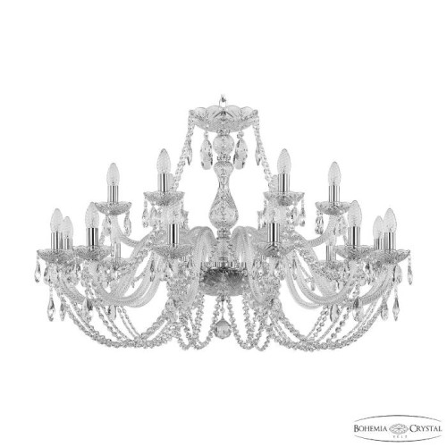 Подвесная люстра Bohemia 101 101/12+6/360 Ni