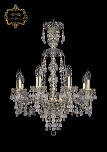 Подвесная хрустальная люстра 11.24 Art Classic 11.24.8.165.XL-65.Gd.V0300