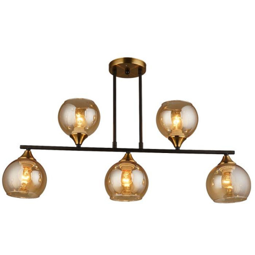 Потолочная люстра IMEX MD.1234-5-S BK+CP