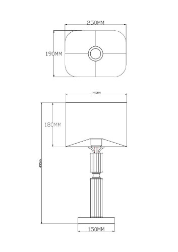 Настольная лампа Moderli Katar V2621-1T
