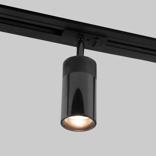 Трековый светильник Elektrostandard Riffe Riffe чёрный жемчуг 9W 4200K (85512/01) однофазный