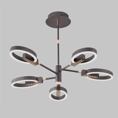 Люстра светодиодная потолочная, 90Вт, пульт ДУ, 3200К+6500К PLC-7056-720