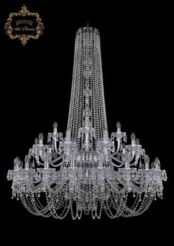 Подвесная хрустальная люстра 11.24 Art Classic 11.24.20+10+5.460.2d.h-166.Cr.V0300
