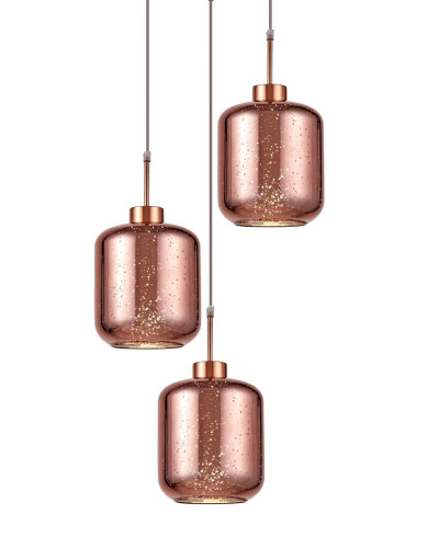 Светильник подвесной Lumina Deco Alacosmo LDP 6811-3 RD R.GD