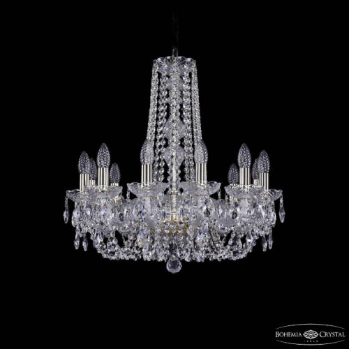 Подвесная хрустальная люстра 1402 Bohemia 1402/12/195/h-60 G