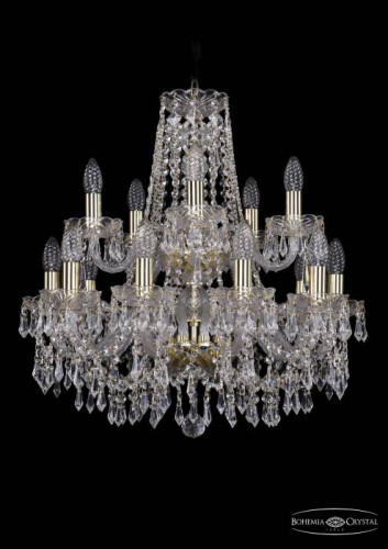Подвесная хрустальная люстра 1403 Bohemia 1403/10+5/195/2d G