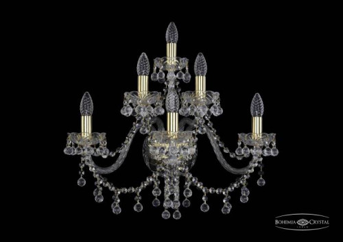 Настенное бра Bohemia 1409 1409B/3+2+1/240/G