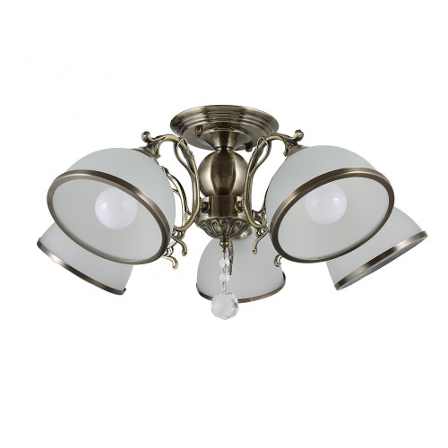 Потолочная люстра ЭкономСвет 28066 28066/5AB WT