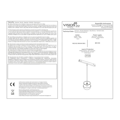 Трековый светильник iLEDEX TECHNICAL VISION48/22 4822-012-D80-6W-38DG-4000K-BK