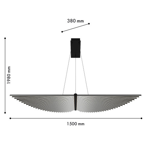 Подвесная люстра Favourite Vingar 4381-1P