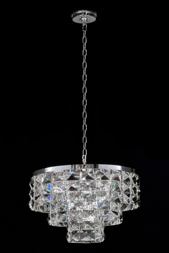 Подвесная люстра LEON Cristal LE3003/600 CH