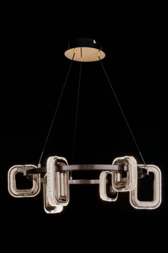 Подвесная люстра LEON Theona LE7701/6 Grey/Gold