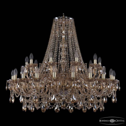 Подвесная хрустальная люстра 1411 Bohemia 1411/20+10/400 G M721