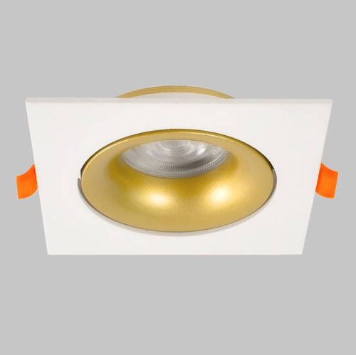 Светильник встраиваемый поворотный GU10 50W Белый/Матовое Золото IL.0029.0010-WMG