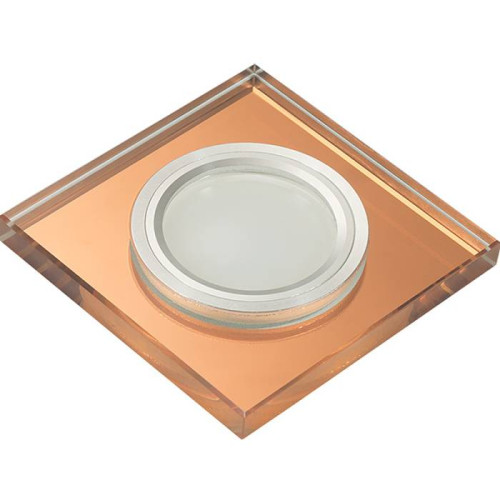 Встраиваемый светильник Fametto Luciole DLS-L107 GU5.3 CHROME/BRONZE