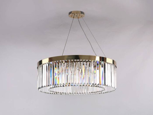 Подвесная хрустальная люстра 10110 Newport 10110+1/C gold