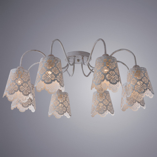 Потолочная люстра Arte Lamp Julia A2032PL-8WG