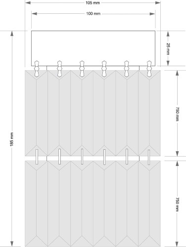 Светильник потолочный Kutek Ellini ELL-OCZ-1(N)105/II