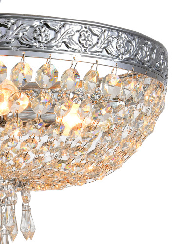 Потолочная люстра Natali Kovaltseva Barocco BAROCCO 81404/4C CHROME