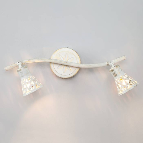 Светильник спот Eurosvet Alaska 20027/2 белый с золотом