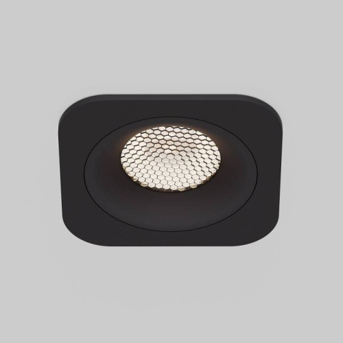 Встраиваемый светильник Elektrostandard Tetro 15276/LED 10W 4000K черный IP44