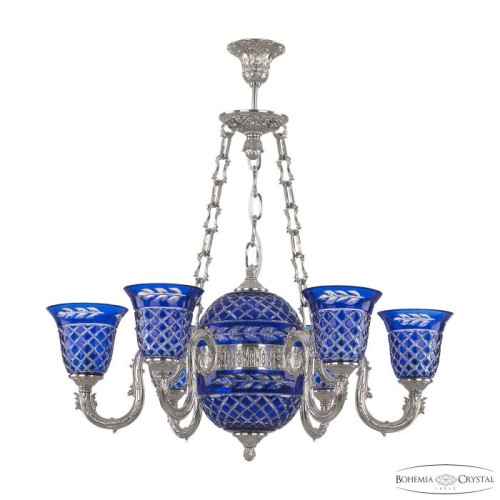 Подвесная люстра Bohemia Florence 71003P/6/175 Ni P2 U Clear-Blue/H-1J