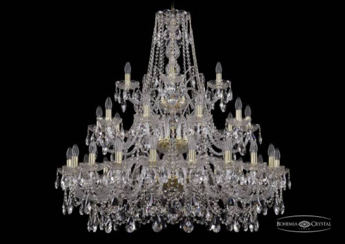 Подвесная хрустальная люстра 1411 Bohemia 1411/20+10+5/400/3d G
