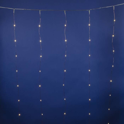 Занавес светодиодный со статическим свечением, 1,5х1м Uniel ULD-C1510-100/STA WARM WHITE IP44