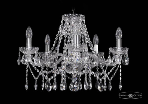 Подвесная хрустальная люстра 1413 Bohemia 1413/5/200 Ni