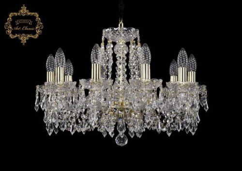Подвесная хрустальная люстра 11.23 Art Classic 11.23.10.200.Gd.Dr