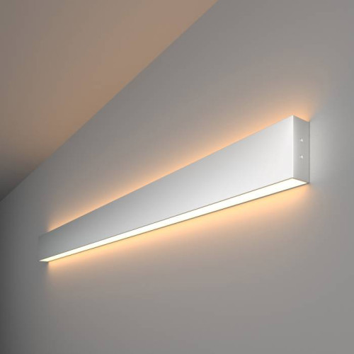 Настенный светильник Elektrostandard Grand Линейный светодиодный накладной двусторонний светильник 103см 40W 3000K матовое серебро (101-100-40-