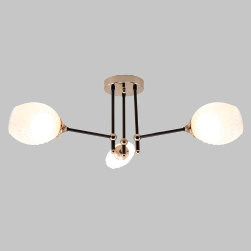 Люстра потолочная 3*Е27 MD.4144-3-S-BK+FGD